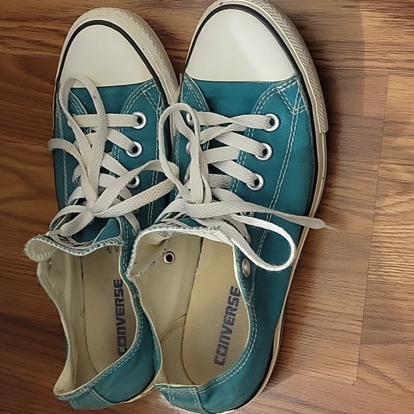 Converse Teal Sneakers - Picture 4 of 6